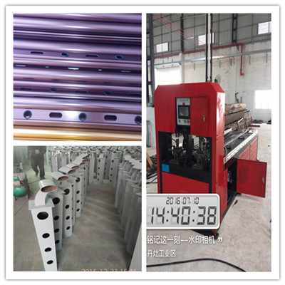 公主嶺市鋁合金管材全自動伺服送料門柱開孔機 精準高效，引領門窗加工新變革